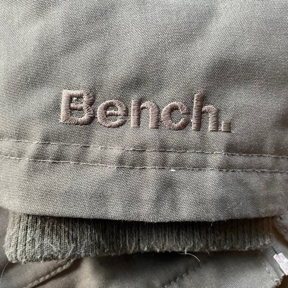 Bench Men's XL Army Olive Green Khaki Winter Jacket - Picture 5 of 14